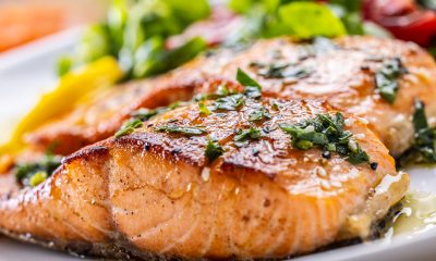 Sweet and spicy grilled salmon recipe
