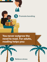 Infographic shows 10 health benefits of reading